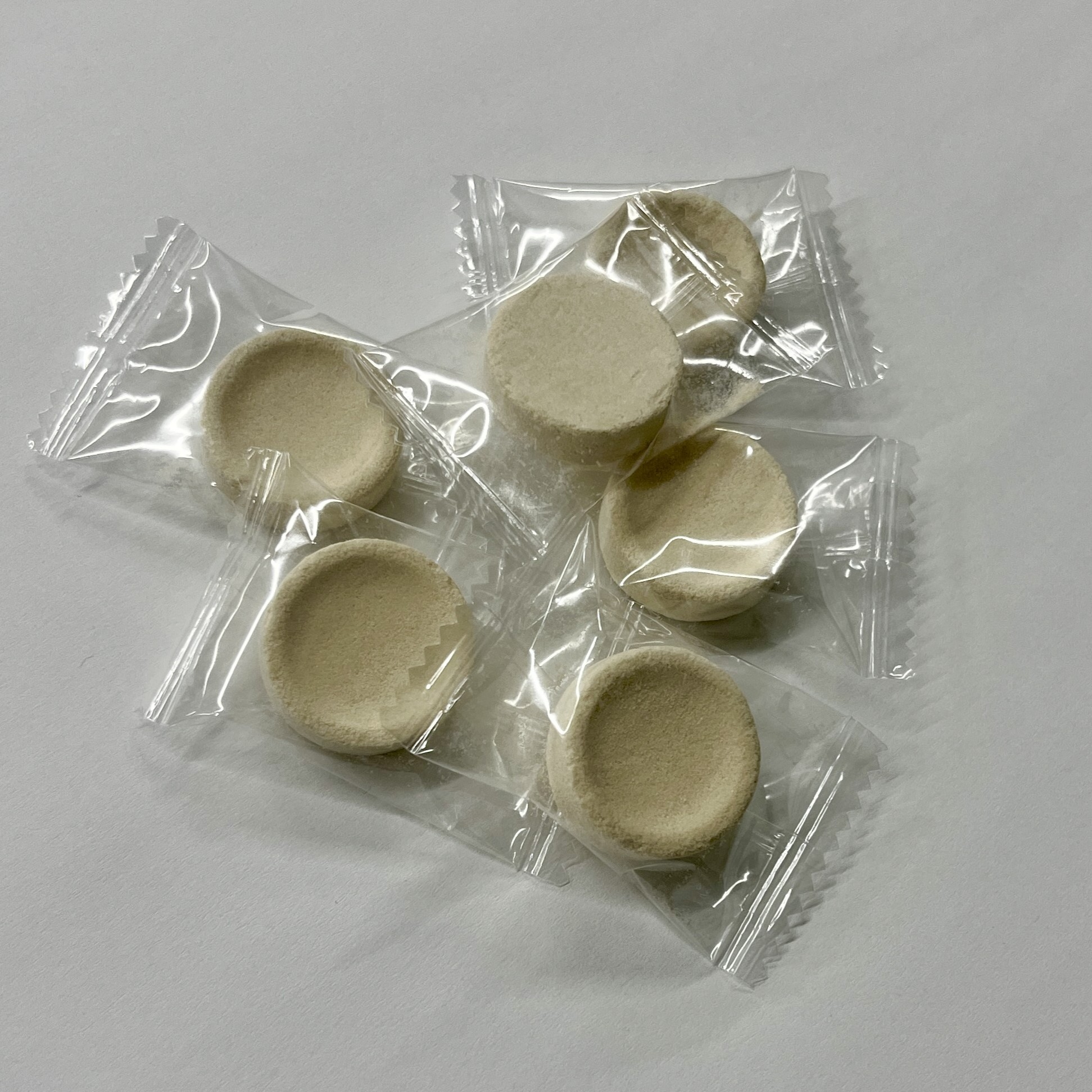 Individually wrapped ramune pieces